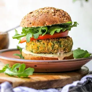 Vegetable Pattie Burger