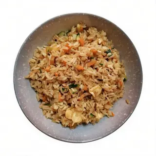 Arroz Teppanyaki Con Huevo Y Verdura