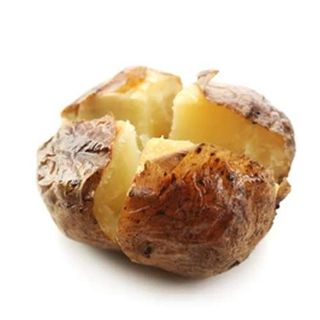 Patatas Asadas Con judias / jacket potatoes with beans