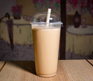 Iced chai latte raspberry