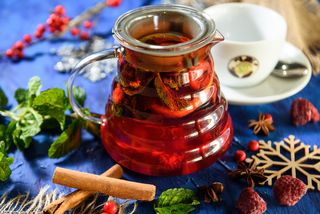 Малиновый авторский чай