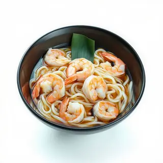 Udon con marisco
