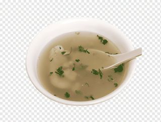 18A. Sopa de pollo con champiñones