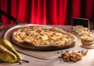 Pizza Cabra, Nueces y Miel