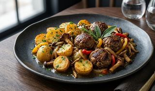 Pommes De Terre Boulettes, Poulet Ou Poisson