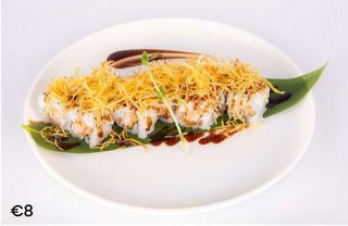 155. Tempura salmon Philadelphia