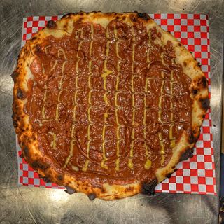 Pizza De Nutella e Pistacchio 