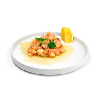 Creveți tigru în ulei de usturoi