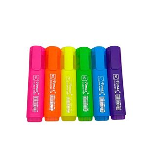 Pack Fluorescent Fomax Highlighter De 6 Couleurs