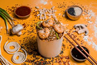 ბრინჯი კრევეტებით