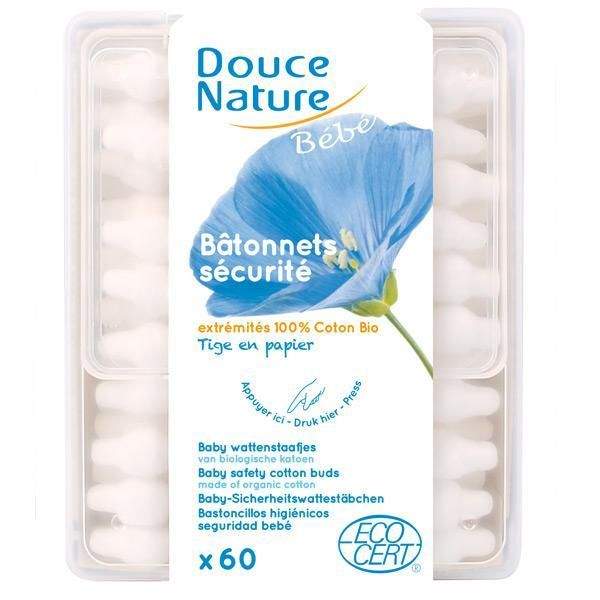 Cotonetes Bio Bebé Douce Nature 60 Unidades