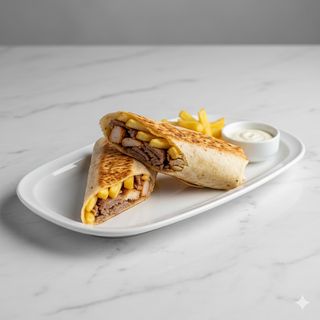 15. Menú Durum con patatas dentro