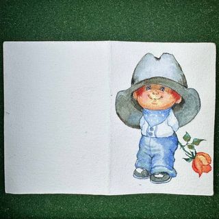 Ręcznie robiona kartka.