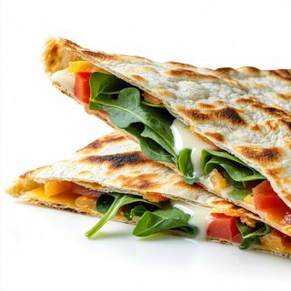 Piadina con rucola e stracchino