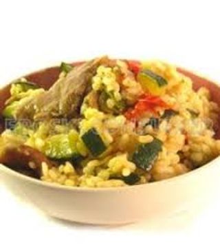 Plato vegetal con queso