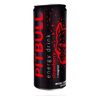 Pitbull Energy Drink Strawberry + Magnez 250ml