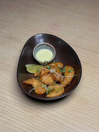 Креветки темпура