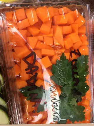 Zucca tagliata a cubetti 500 g