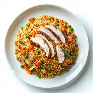 Riso saltato al pollo