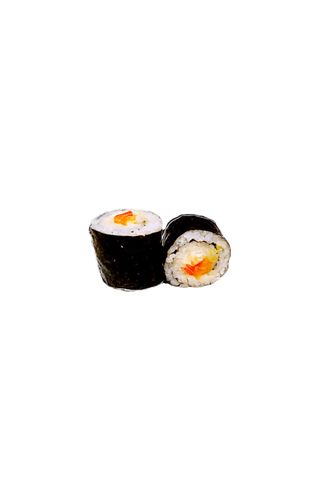 Makis de cangrejo, langostino y salmón (6 uds.)