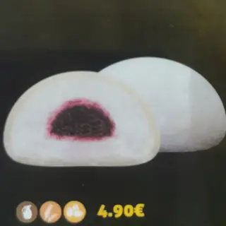 Mochi cheesecake frambuesa