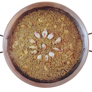 Paella Arroz Negro con Chipirones (Para 2 Personas)