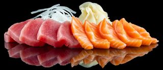 Сашими Сьомга и Тон (80 г)