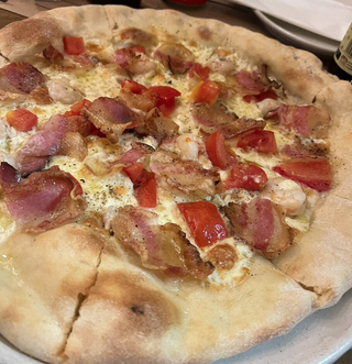 Pizza Bianca Guanciale (30 Cm.)