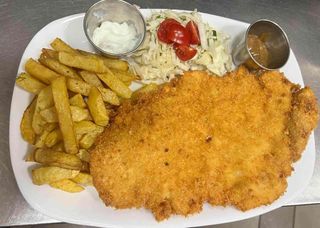 Snitel in Panko din Cotlet de Porc Fragezit