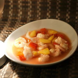 Gamberi in salsa agrodolce