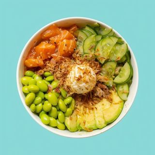 Marinated salmon bowl regular