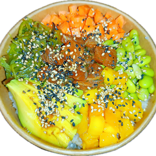 Poke Al Natural de Salmón