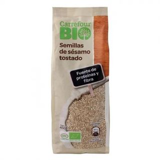 Semillas de Sésamo Tostado Ecológicas Carrefour Bio 450 Gr.