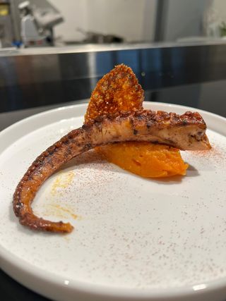 Tentacolo di Polpo Rosticciato