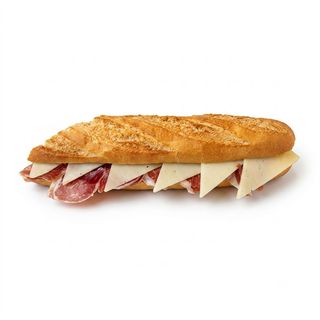 Bocadillo De Paletilla Ibérica Con Queso