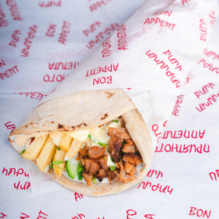 Հավի շաուրմա լավաշով փոքր