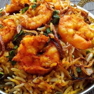 King Prawns Biryani/Langestinos briyani 
