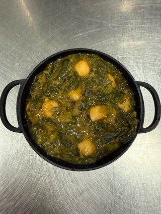 Espinacas con garbanzos