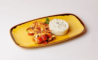 JAKITORI RAŽNJIĆI  Miks ribe i plodova mora 4 komada (Posno)