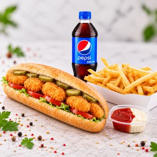 Menu Nuggets Baguette