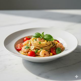 Gamberi e pomodoro