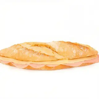 Bocadillo de jamón York y queso