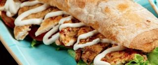 Sandwich cordon bleu
