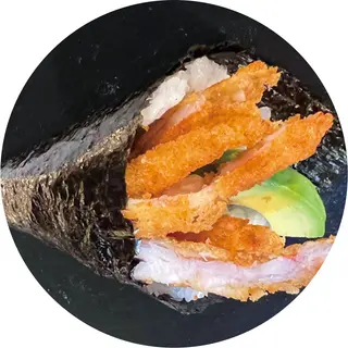 122. Temki De Tempura De Gambas Y Aguacate (1 Ud.)