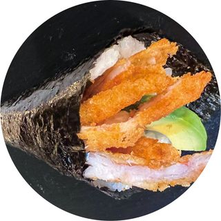 122. Temki De Tempura De Gambas Y Aguacate (1 Ud.)