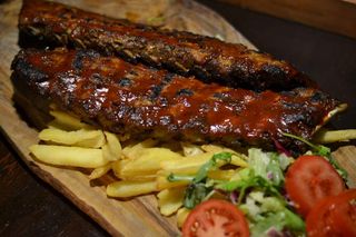 Costillas a la barbacoa BBQ Home special