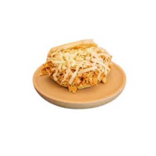 Arepa de jamón y queso blanco