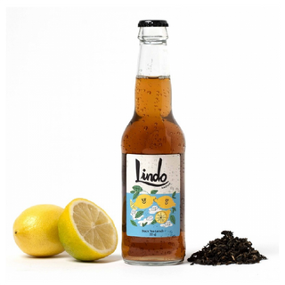 Té negro con limón 33cl.