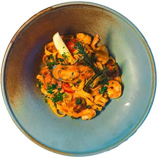 Tagliatelle z owocami morza