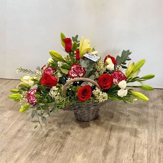 Cesto Campestre Vermelho